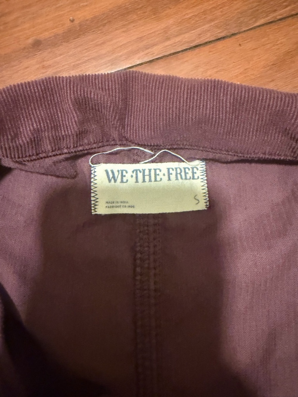 We The Free oversised Deep Plum Button-Front Utility Jumpsuit - Picture 7 of 13